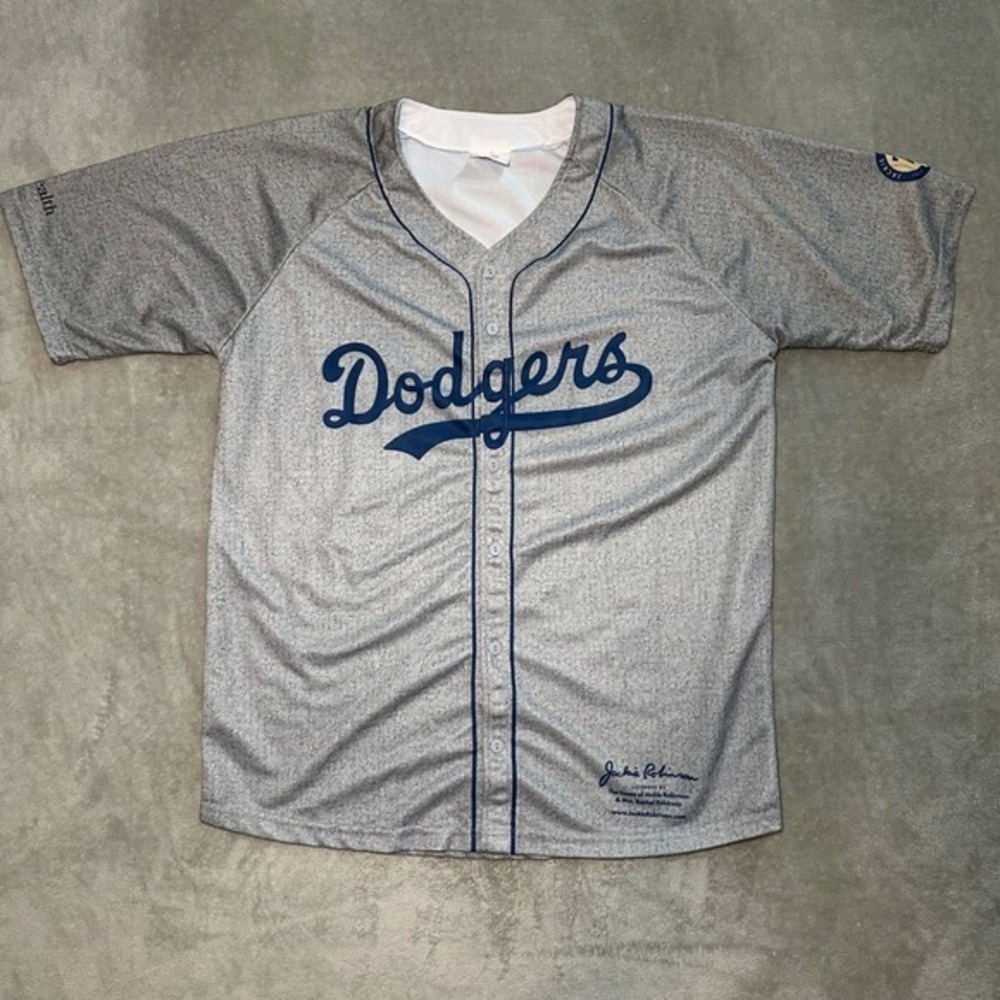 Official Jackie Robinson Day MLB Jersey‎ XL 2022 Los Angeles Dodgers 75th Anniv